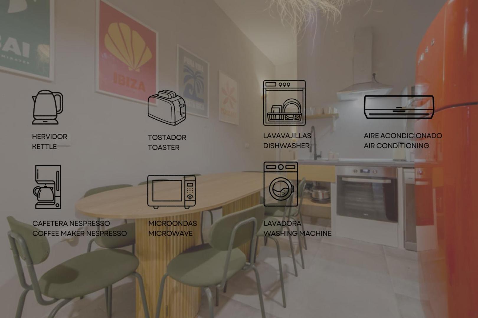 Apartament Cool Deluxe Interior Design A 2 Min De Gran Via Madryt Zewnętrze zdjęcie